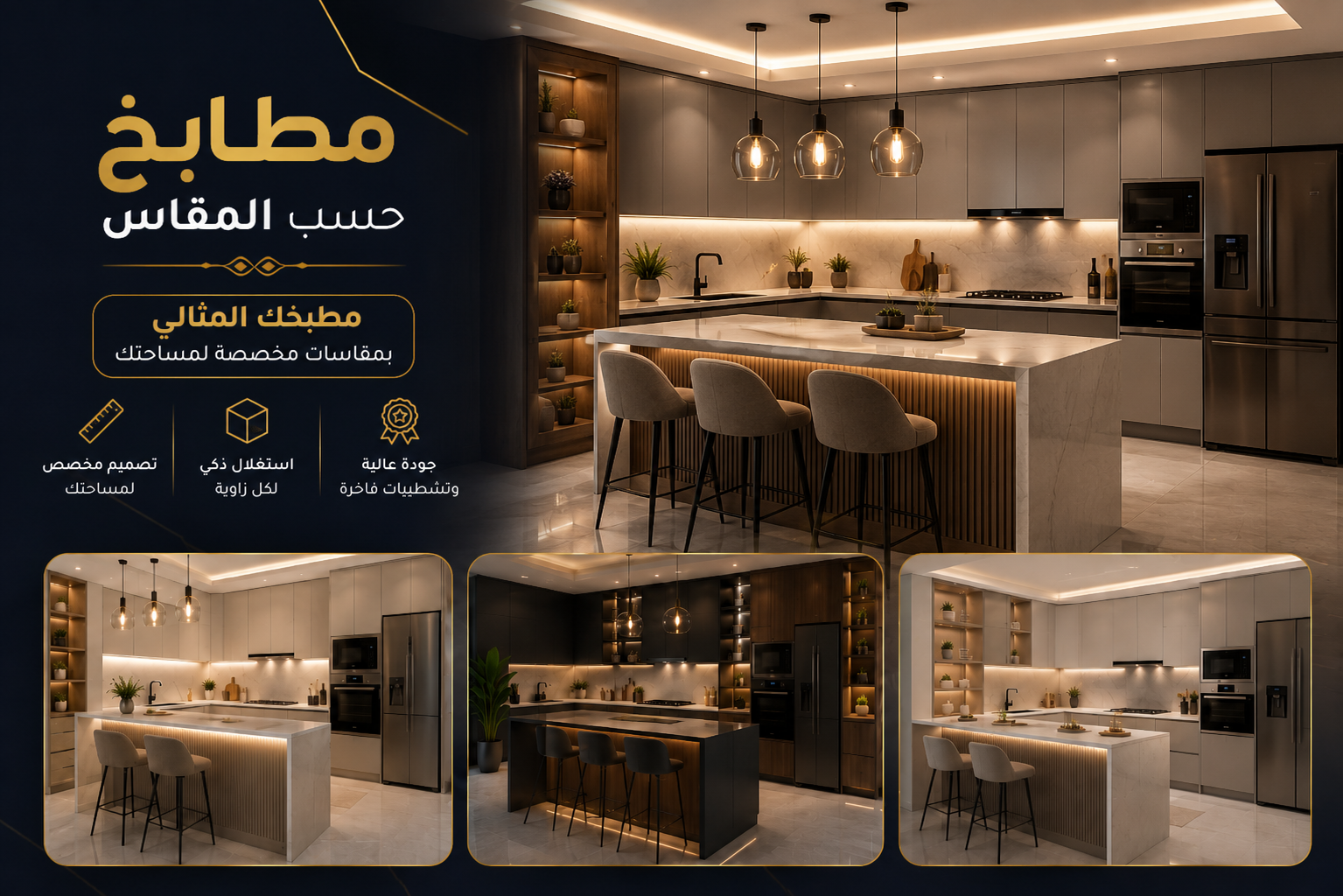 مطابخ حسب المقاس